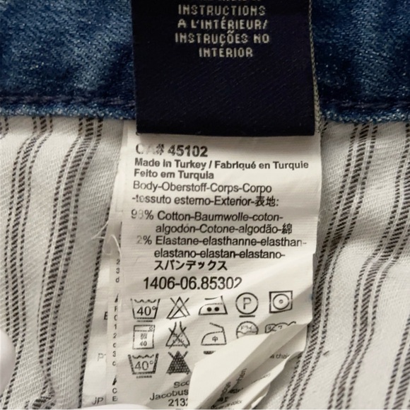 Scotch & Soda Denim Jeans Mens 32x32 Skim Peacock Stretch Button Fly Blue Washed - Picture 8 of 8